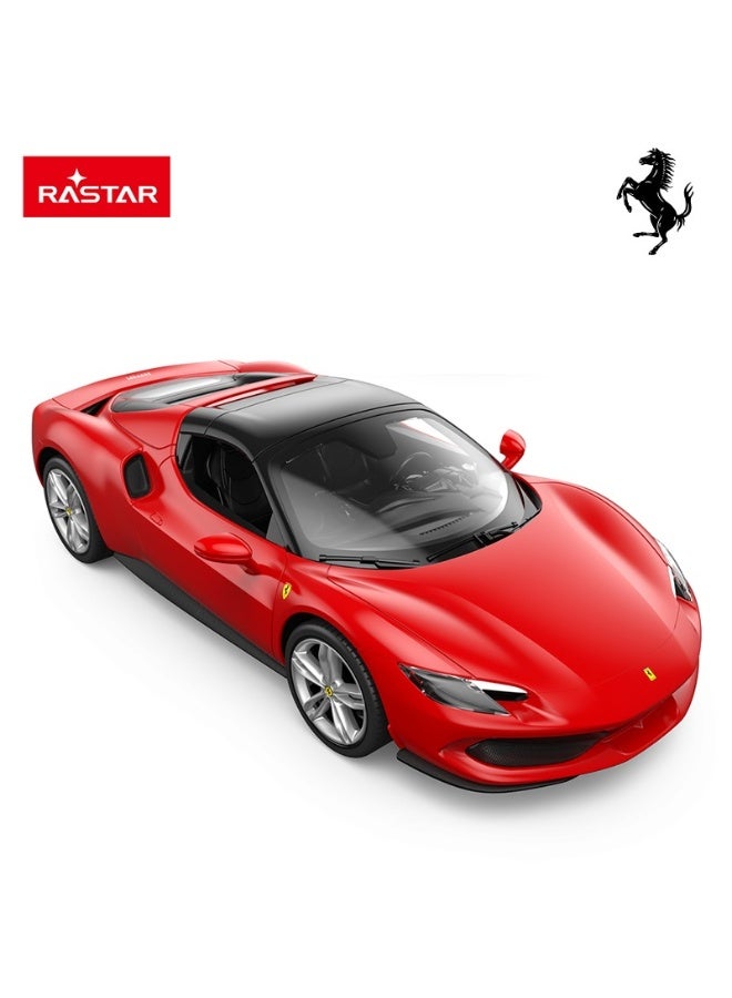 Rastar 1:16 Scale Ferrari 296 GTS Remote Control Car, Officially Licensed Ferrari RC Toy Car for Kids - Image 1