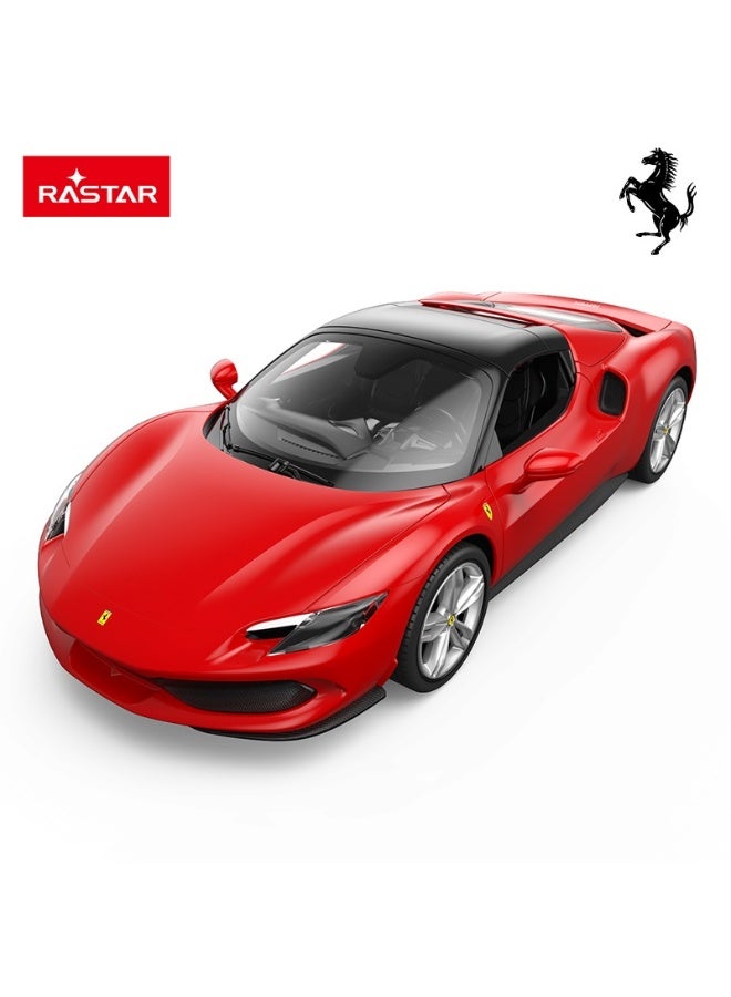 Rastar 1:16 Scale Ferrari 296 GTS Remote Control Car, Officially Licensed Ferrari RC Toy Car for Kids - Image 3
