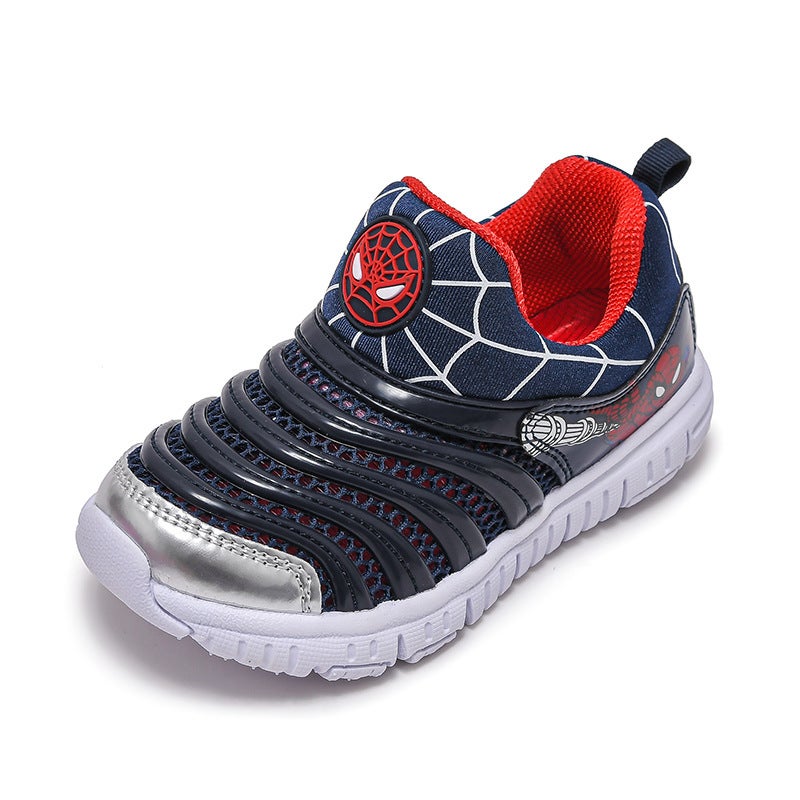 1809 Children''s Shoes Children''s Caterpillar Sneakers Spring and Summer Slip-on Baby Shoes Breathable Single Mesh Mesh for Boys and Girls - Image 1