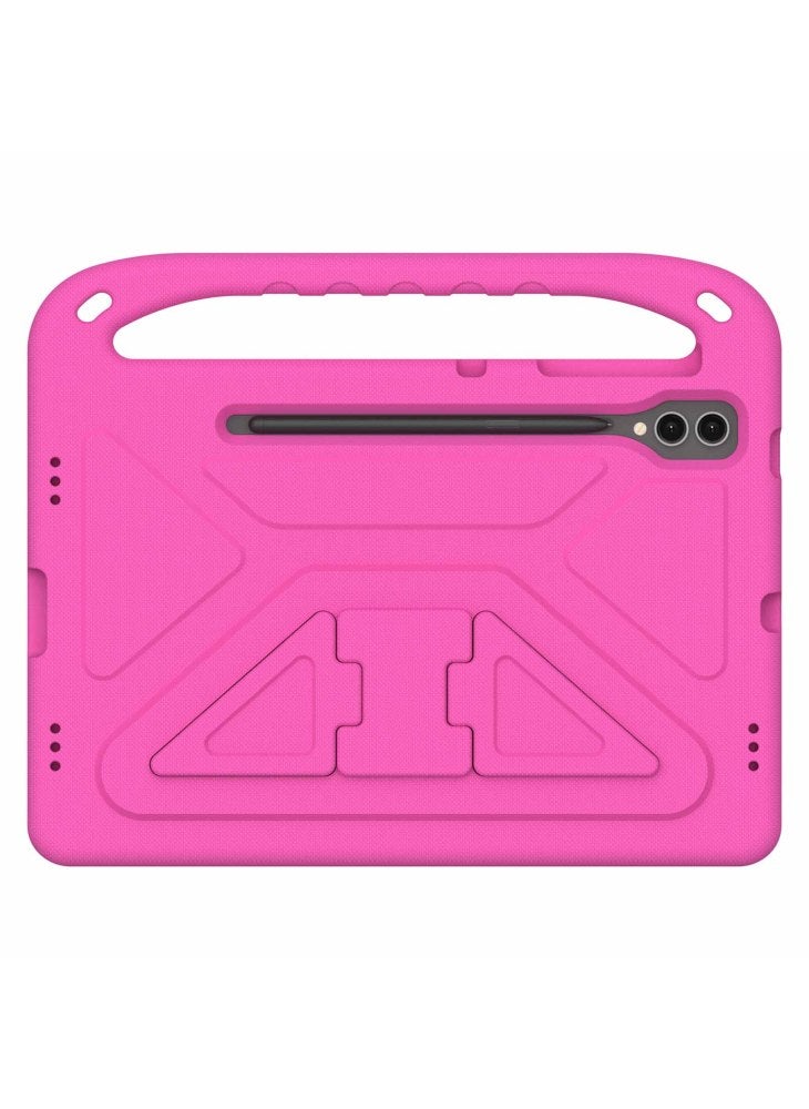 EVA Tablet Case for Samsung Galaxy Tab S7+/S8+/S9+,Kids Friendly Hand Grip Kickstand Cover - Rose - Image 2