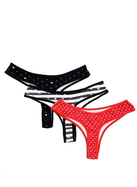 Bundle Of (3) - Solid No Show Women Underwear