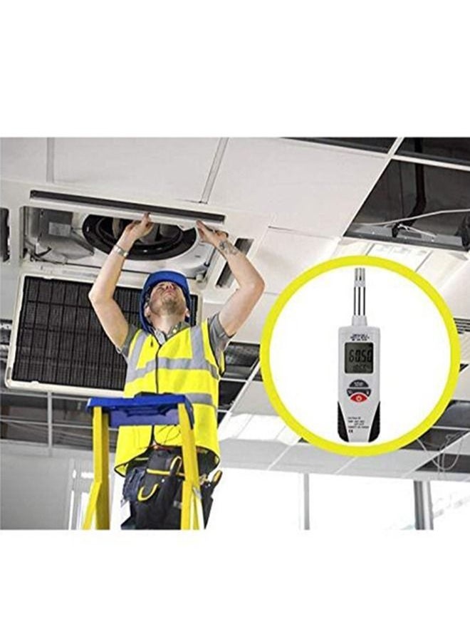 Mengshen - Mengshen Digital Psychrometer Handheld Backlight Temperature Humidity Meter with Dew Point and Wet Bulb Temperature for Industry, Agriculture, Home Daily Use Battery Included - Image 1