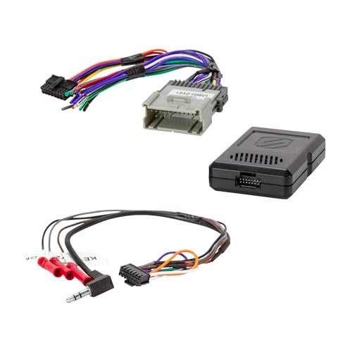Scosche GM2000SWF Factory Stereo Replacement Interface Adapter, Compatible with Select 2000-13 GM Vehicles, Car Radio Wiring Harness, Retains Steering Wheel Controls & OEM Amplifier - See Fit Guide - Image 1