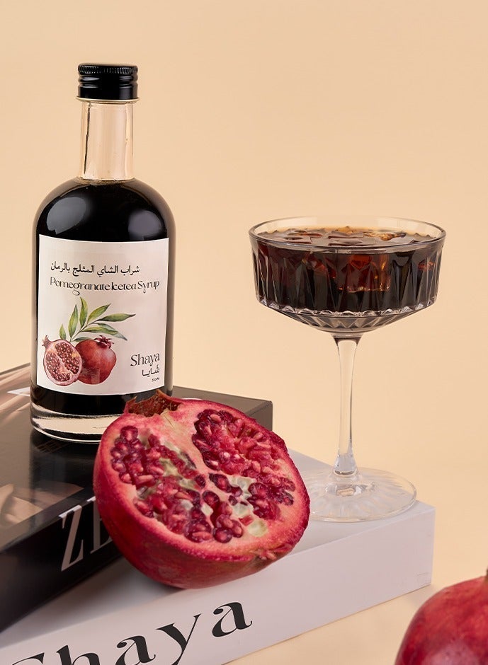 شايا شراب الشاي المثلج بالرمان - 330مل - Image 2