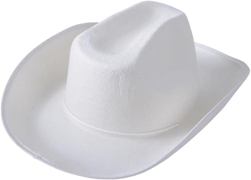 U.S. Toy White Cowboy Hat Costume Accessory for Parties and Dress-Up - Image 1