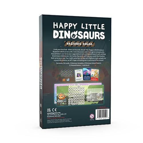 Unstable Games - Happy Little Dinosaurs Hazards Ahead Expansion - Designed to be added to your Happy Little Dinosaurs Base Game - Perfect for Game Night! - Image 2