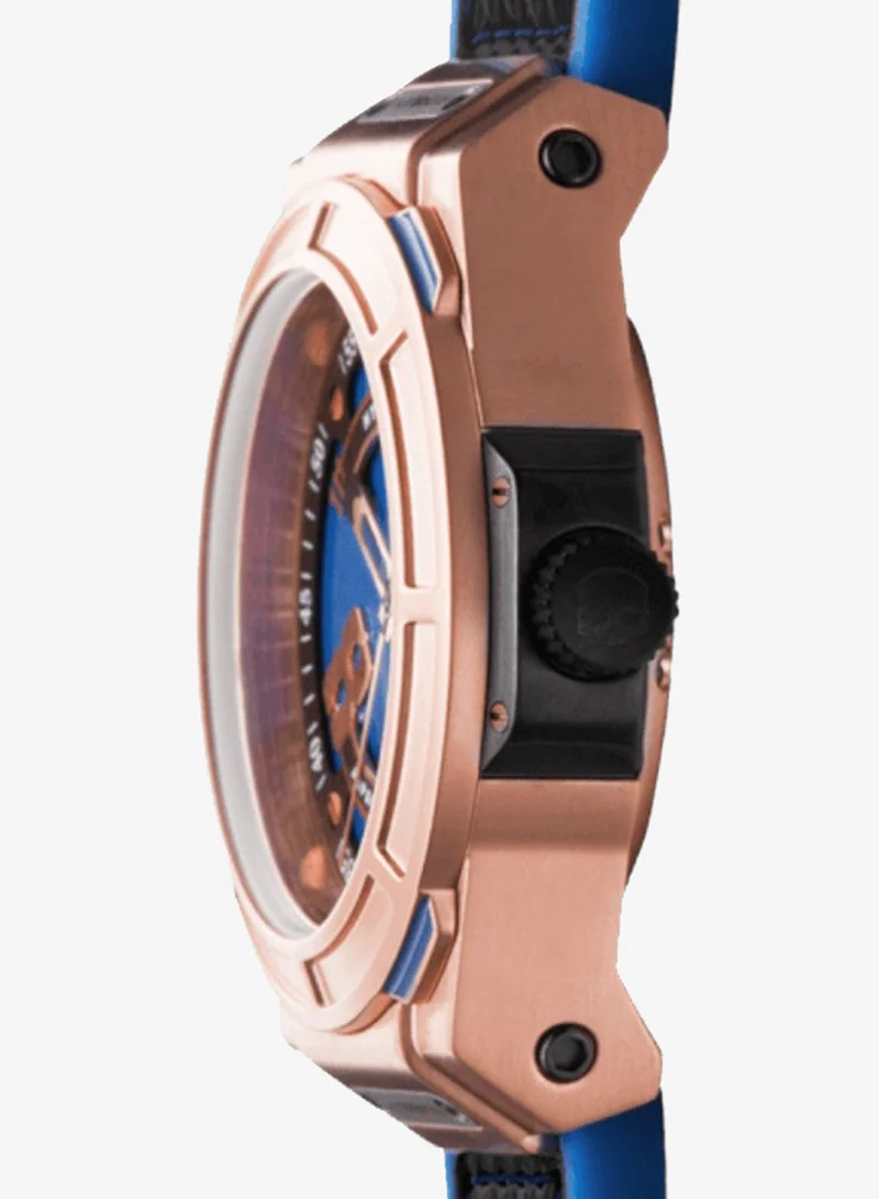 Hydrogen Watch Black/Blue Automatic Otto Blue-Rose Gold Watch  | Best Price UAE