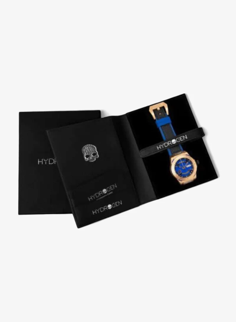 Hydrogen Watch Black/Blue Automatic Otto Blue-Rose Gold Watch  | Best Price UAE