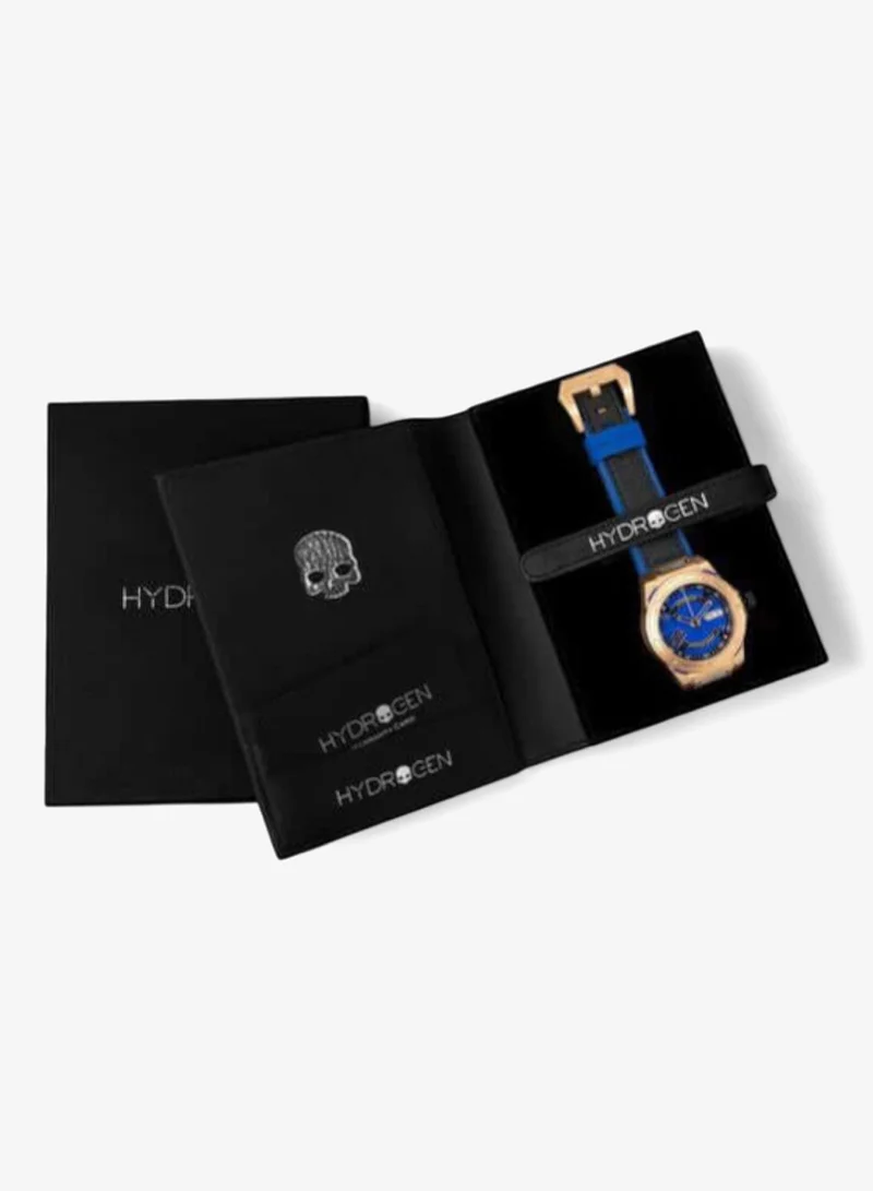 Hydrogen Watch Black/Blue Automatic Otto Blue-Rose Gold Watch  | Best Price UAE