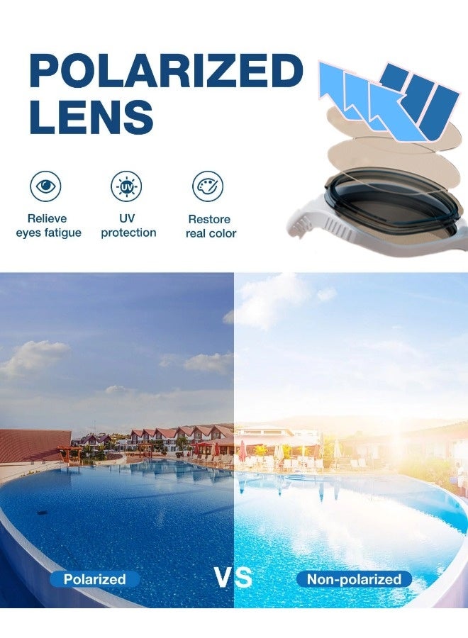 ShebSheb Wide View Swimming Goggles Anti Fog Anti Uv No Leakage Clear Vision For Men Women Adults Teenagers - Image 3