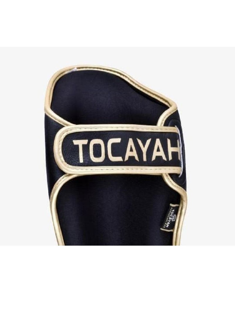 TOCAYAH Golden Lion Shin Guard Limited Edition Boxing Shin Guards | Protective Sleeves Leg Pads Boxing Protective Gear Safety Shin Guards, Martial Arts, Boxing, Gym Training - Image 2