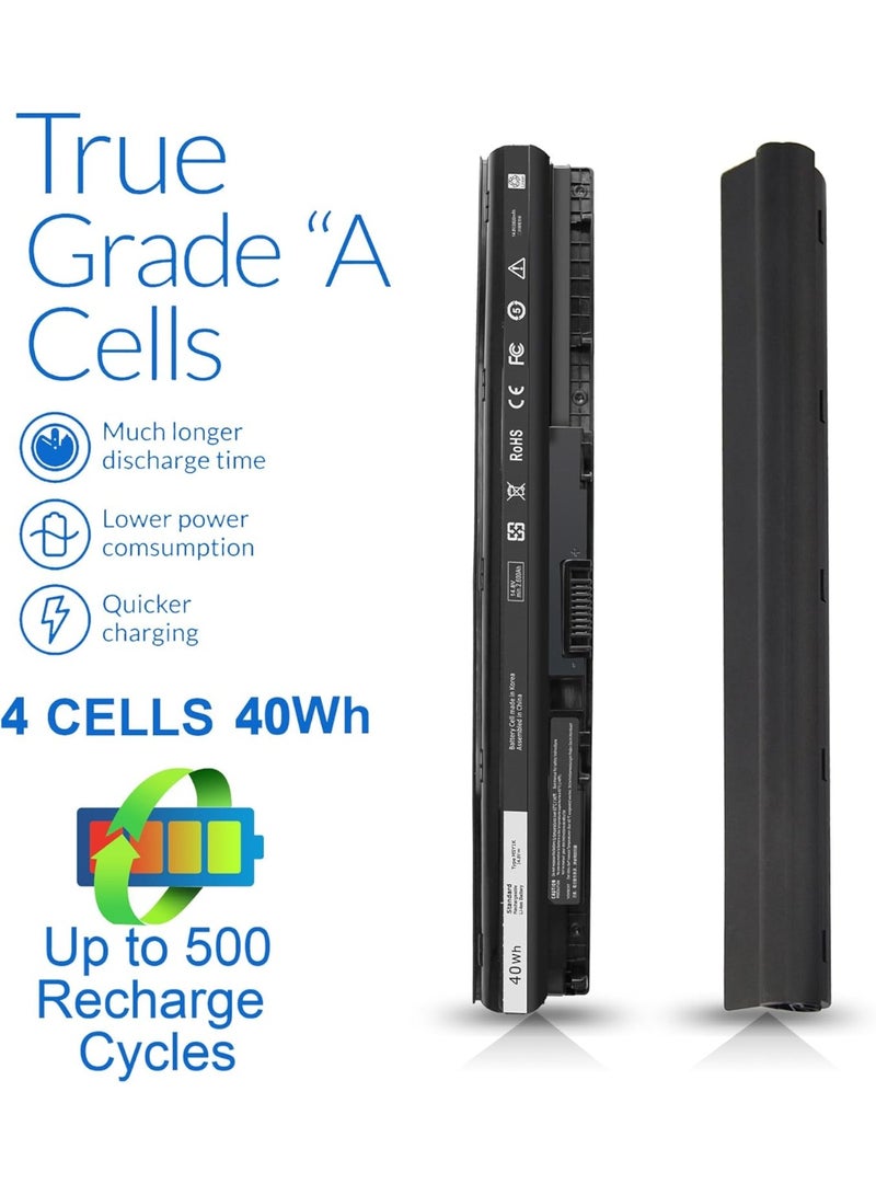 40WH M5Y1K HD4J0 Battery Compatible with Dell Inspiron 15 3551 3552 3558 5558 5559 14 3451 3452 3458 17 5755 5756 5758 5759 INS14UD-1328W 1528B Vostro 3458 3558 GXVJ3 VN3N0 991XP M5YIK 453-BBBQ P60G - Image 2