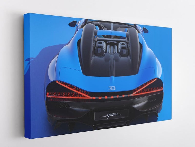 BPA® Blue Bugatti W Mistral Canvas Art - Image 1