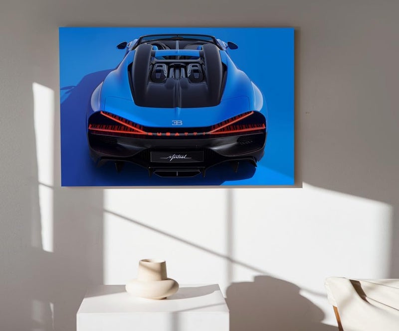 BPA® Blue Bugatti W Mistral Canvas Art - Image 2