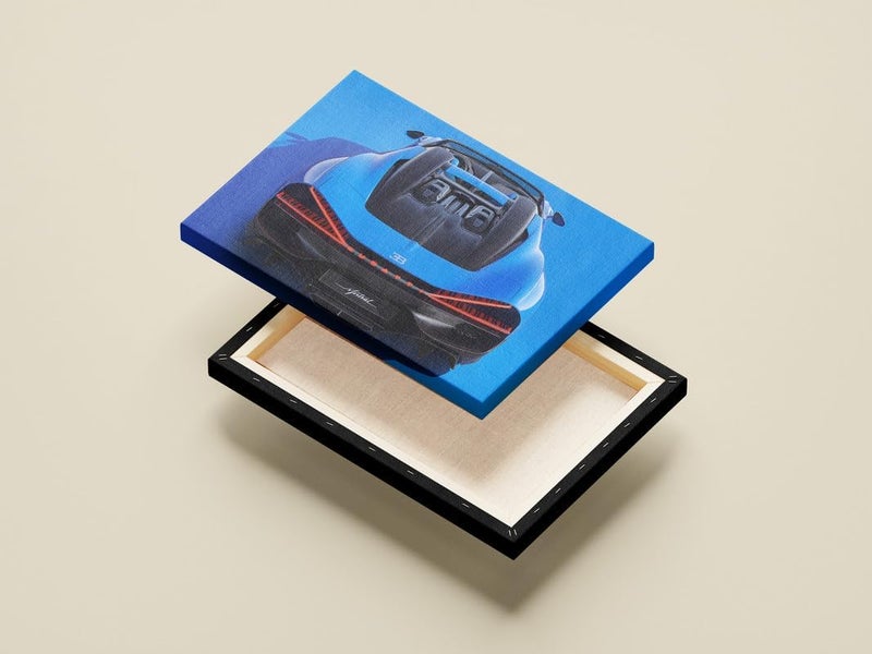 BPA® Blue Bugatti W Mistral Canvas Art - Image 4
