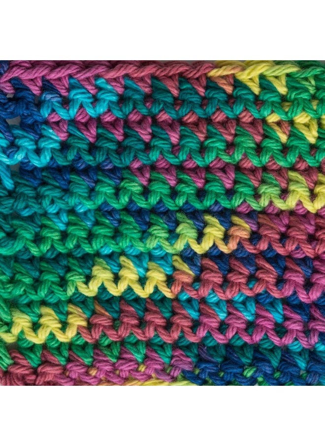 Lily - Sugar'N Cream Ombre Yarn (4) Medium Gauge 100% Cotton 2 Oz Psychedelic (3 Pack) - Image 1