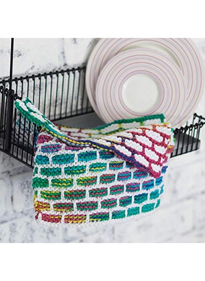 Lily - Sugar'N Cream Ombre Yarn (4) Medium Gauge 100% Cotton 2 Oz Psychedelic (3 Pack) - Image 1