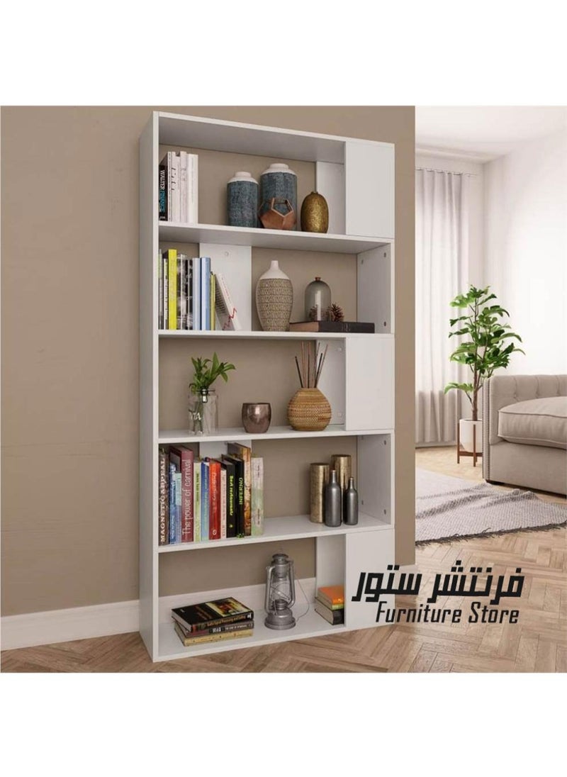 فرنتشر ستور - مكتبة مودرن ، ارتفاع 170 سم - عرض 80 سم - عمق 26 سم ، من فرنتشر ستور. - Image 1