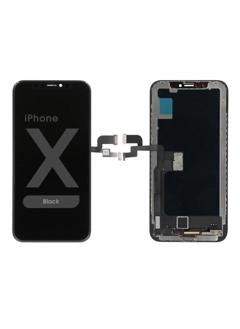 شاشة LCD بديلة لهاتف iPhone X باللون الأسود
