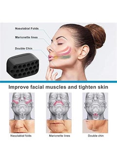 Gonice Jawline Exerciser for Defined Jawline Powerful Jaw Workout, Jaw Trainer Neck Face, Define Your Jawline, Slim and Tone Your Face, Jaw Exerciser For Men and Women, 2 in 1 Double Chin Reducer Eliminato  - Image 4