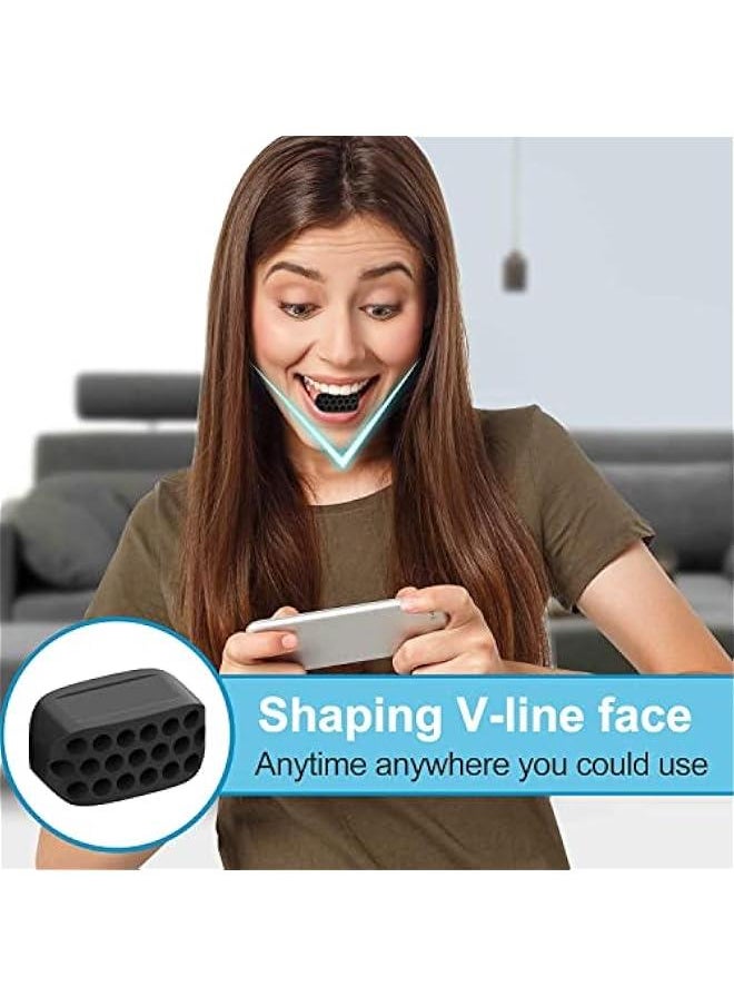 Gonice - Jawline Exerciser for Defined Jawline Powerful Jaw Workout, Jaw Trainer Neck Face, Define Your Jawline, Slim and Tone Your Face, Jaw Exerciser For Men and Women, 2 in 1 Double Chin Reducer Eliminato - Image 1