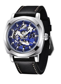 BENYAR Automatic Watches for Men Skeleton Mechanical Leather Strap Mens Watch 30M Waterproof Men's Stylish Gift  - Image 1