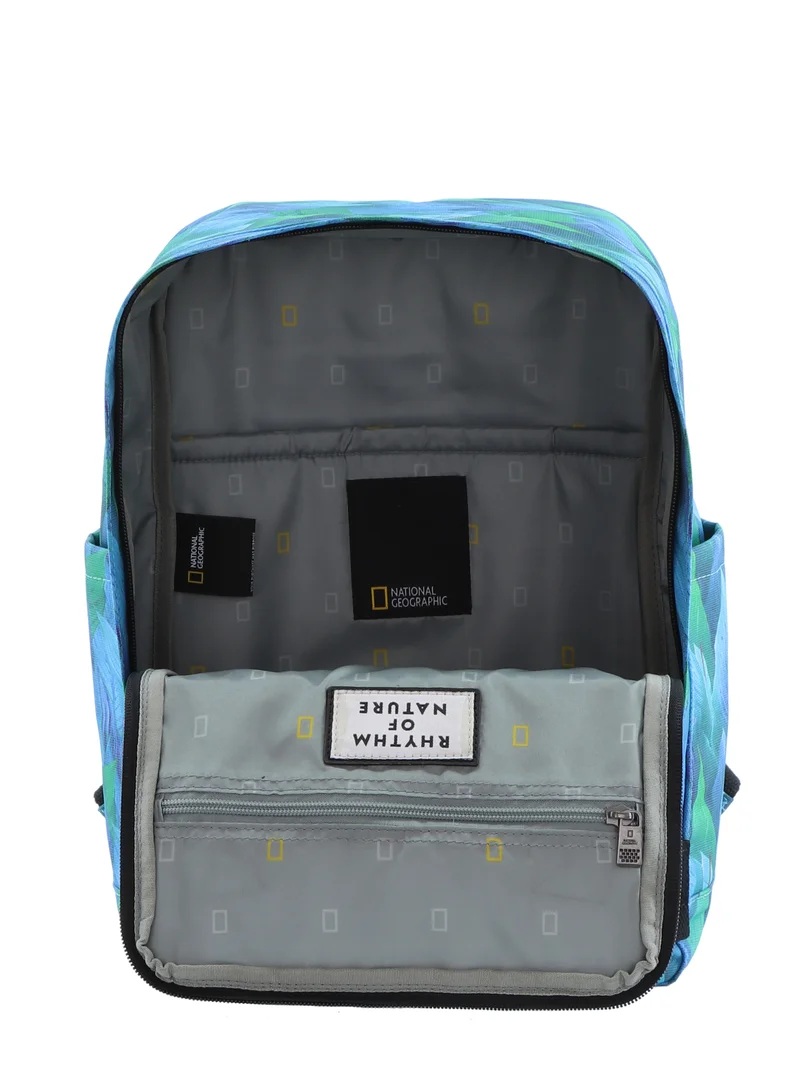 NATIONAL GEOGRAPHIC National Geographic LEGEND Small Backpack Rhythm Of Nature For Men And Women, Durable Water Resistant Padded Laptop Casual Daypack, Bag For School College Office Leisure Outdoor Travel