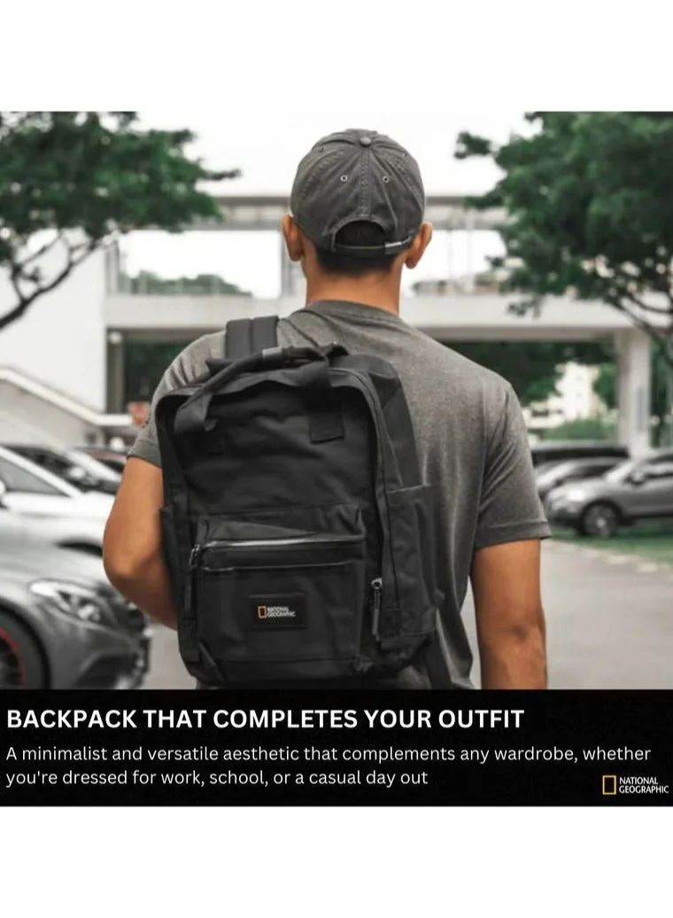 National Geographic 15 National Geographic LEGEND Small Backpack Rhythm Of Nature For Men And Women, Durable Water Resistant Padded Laptop Casual Daypack, Bag For School College Office Leisure Outdoor Travel  | Best Price UAE