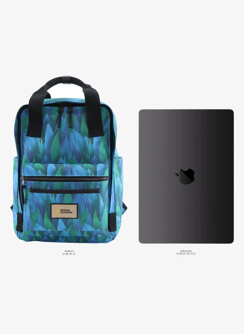 National Geographic National Geographic LEGEND Small Backpack Rhythm Of Nature For Men And Women, Durable Water Resistant Padded Laptop Casual Daypack, Bag For School College Office Leisure Outdoor Travel