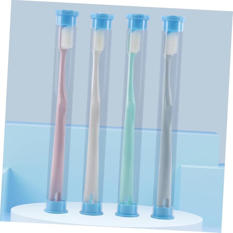 Safigle 4 Pack Portable Travel Toothbrush Case Lightweight For Home And Travel - Image 5