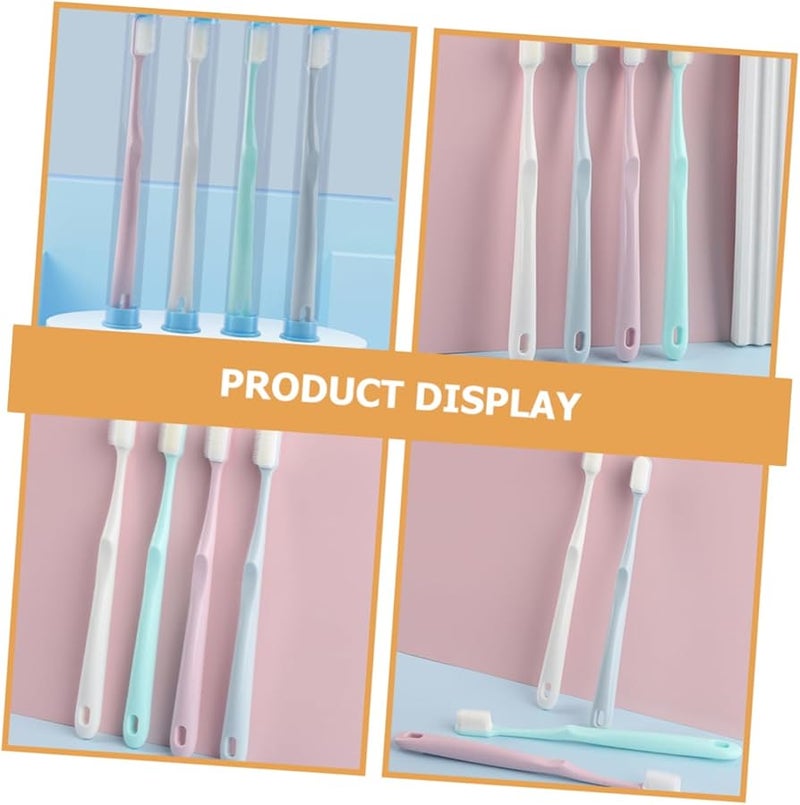 Safigle 4 Pack Portable Travel Toothbrush Case Lightweight For Home And Travel - Image 4