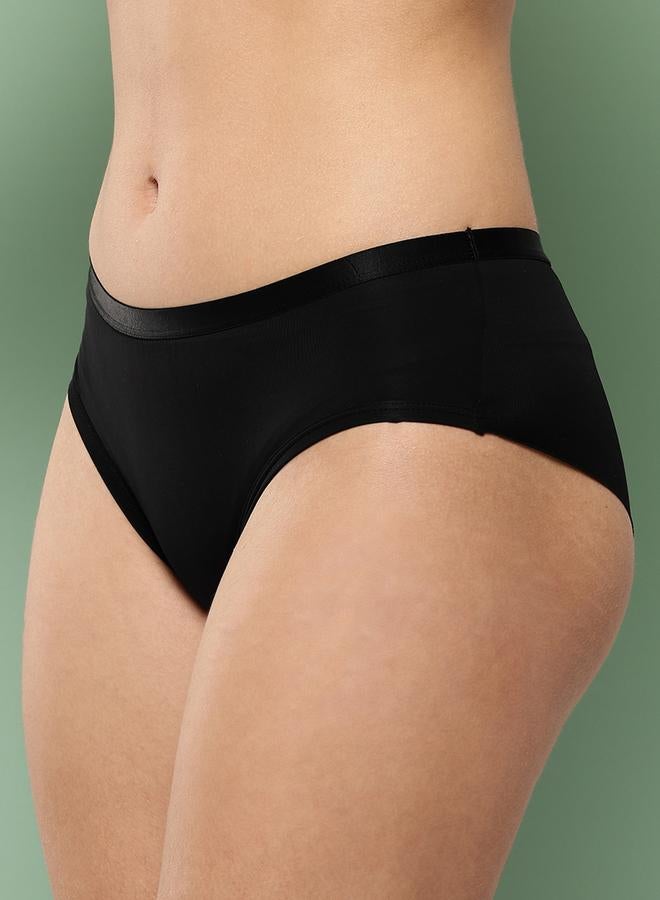 ليدينغ ليدي حزمة سيدات رائدة من قطعتين - سراويل داخلية قصيرة بخصر مرتفع سادة - Image 3