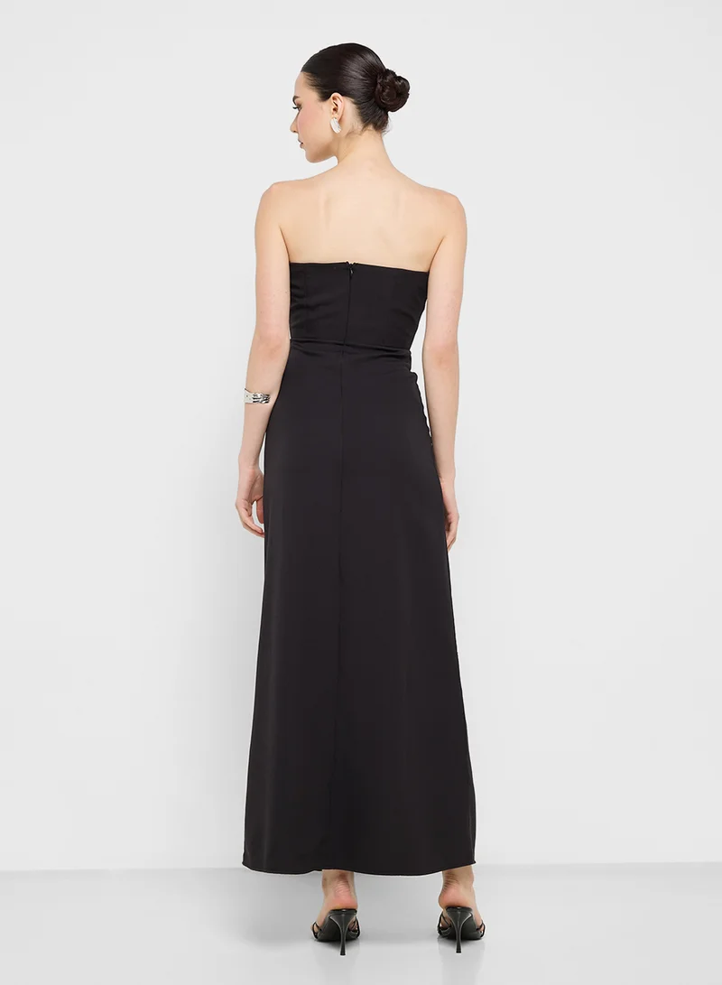 جينجر بوتيك Bow Embellished Dress