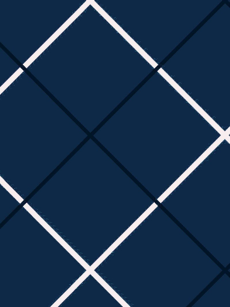 SpangleHomes 100% Soft Glace Cotton Elastic Fitted Double Bed Bedsheet With 2 Large Pillow Covers (King Bed 78 X72X10 Inches, Blue Lines), 300 tc - Image 2