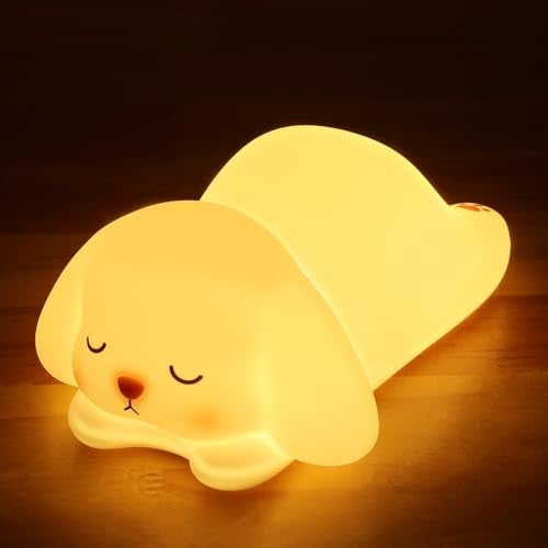 Tremdwoto Bunny Night Light for Kids - 16 Color Changing, Rechargeable Dimmable Nursery Lamp with 1/3 H Timer, Cute Animal Night Light for Baby Boys Girls, Kawaii Room Decor Gift - Image 1