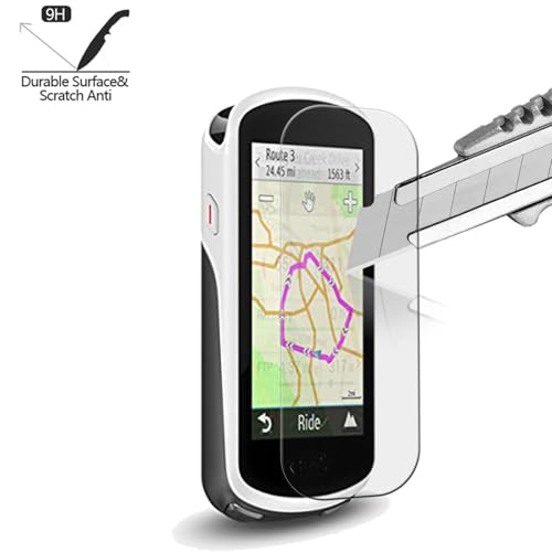 AKWOX (Pack of 4) Tempered Glass Screen Protector for Garmin Edge 1030, 0.3mm 9H Hard Scratch-resistant Protector for Garmin Edge 1030 - Image 3
