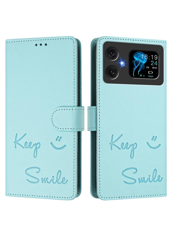 Zaboon Case For Cubot A20 Smile Embossing RFID Leather Phone Case - Image 3