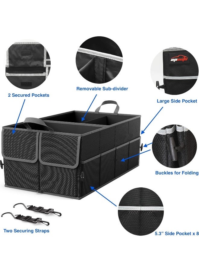 EPAuto 3-Compartment Cargo Trunk Storage Organizer - Image 2