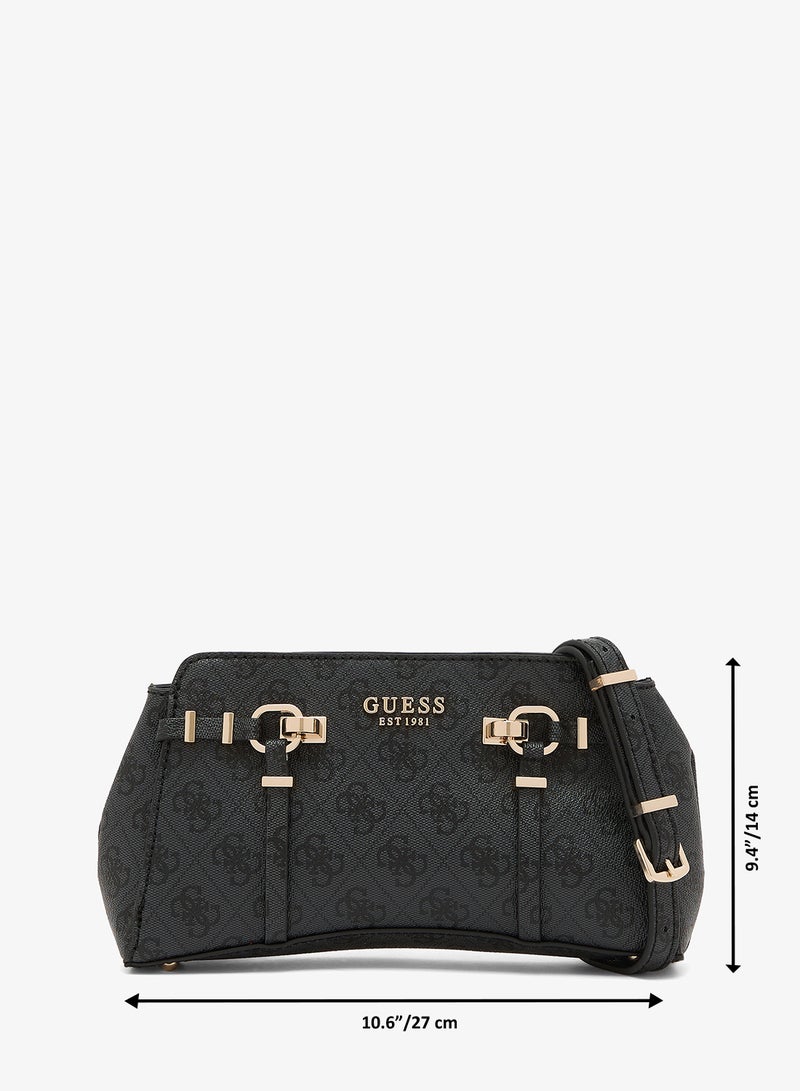 GUESS Leona Logo Girlfriend Crossbody Bag - Image 5
