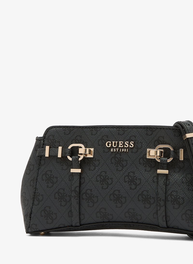 GUESS Leona Logo Girlfriend Crossbody Bag - Image 3