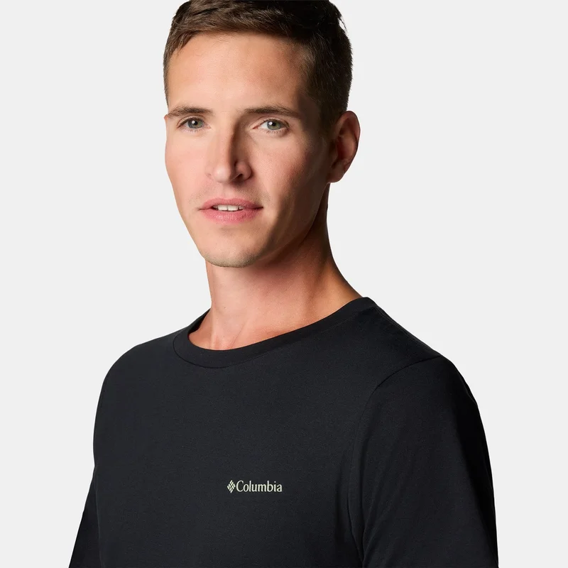 Columbia Black Men's Rapid Ridge Back Graphic T-Shirt for Men | Best Price UAE