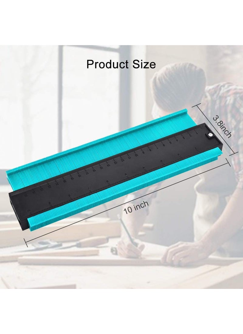 Zyomatiq Zyomatiq Contour Gauge Profile Tool for MeasuringIrregular Shape Duplicator Outline Tool for Perfect Fit and Easy Cutting Woodworking Auto Body Pipes 1PCS  - Image 2