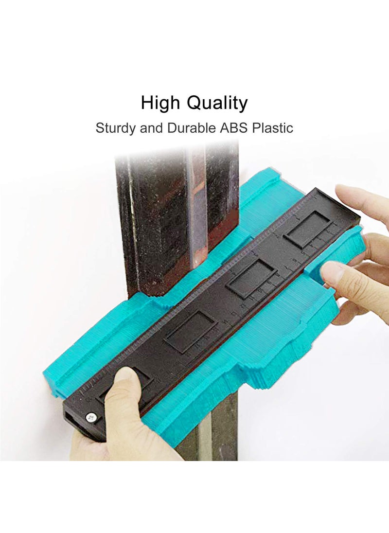 Zyomatiq Zyomatiq Contour Gauge Profile Tool for MeasuringIrregular Shape Duplicator Outline Tool for Perfect Fit and Easy Cutting Woodworking Auto Body Pipes 1PCS  - Image 3