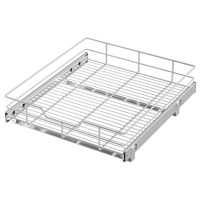 STORKING Pull Out Cabinet Organizer 20" W X 22" D, Slide Out Drawers For Kitchen Organizers and Storage, Pull Out Drawers For Cabinets Capacity Heavy Duty Caddy, Cabinet Shelves Chrome-Plated, Bathroom Pantry - Image 1