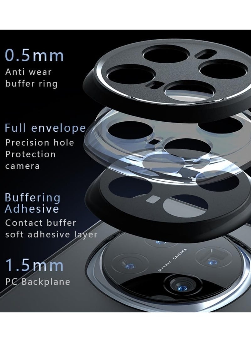 جراب حمايه اسود مط غير لامع ومقاوم للصدمات متوافق مع Honor Magic 7 Pro (أسود ) - Image 2