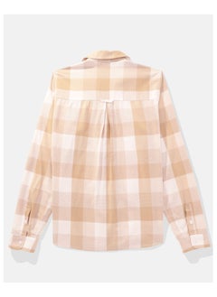 American Eagle AE Plaid Flannel Shirt  - Image 2