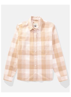 American Eagle AE Plaid Flannel Shirt  - Image 3