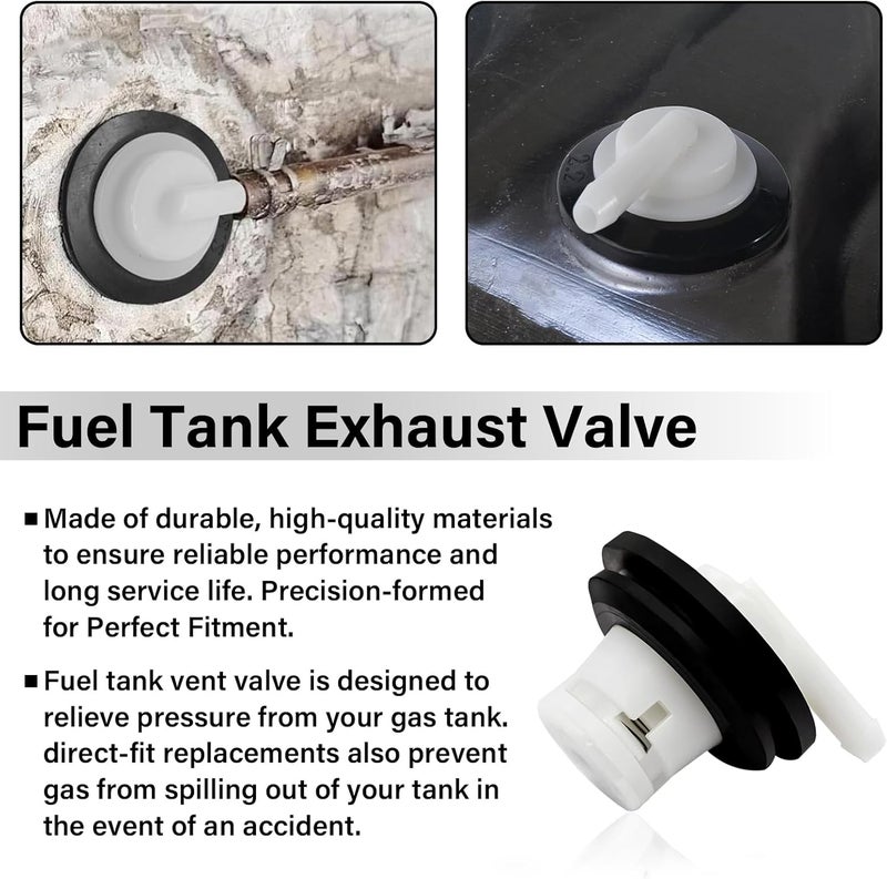 NIULPFZTK 2PCS Fuel Tank Vent Valve Gas Tank Vent Rollover Valve with Grommet Seal Kit 5360058 for Jeep Cherokee XJ Wagoneer Comanche MJ Grand Cherokee ZJ Wrangler YJ - Image 4