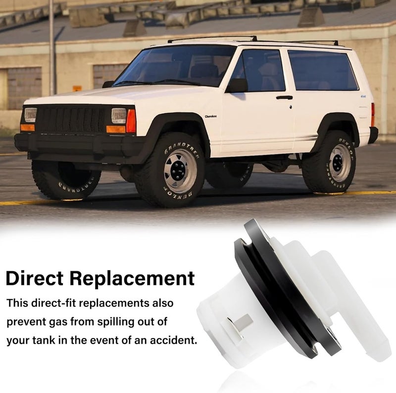 NIULPFZTK 2PCS Fuel Tank Vent Valve Gas Tank Vent Rollover Valve with Grommet Seal Kit 5360058 for Jeep Cherokee XJ Wagoneer Comanche MJ Grand Cherokee ZJ Wrangler YJ - Image 5