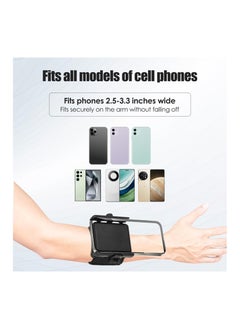 Running Armband Wrist Phone Holder, Phone Holder for Running, Universal Wrist Phone Holder for iPhone 15/14/13/Pro Max/Pro/Mini/12/11/SE/Xs/XR/X/8/7/Plus, Arm Band for Phone for Running Holder - pzsku/ZD9E2A1861636F84DAAF2Z/45/_/1725544804/3bba1fb9-9c06-43b8-b65a-66f37a7a6d9c